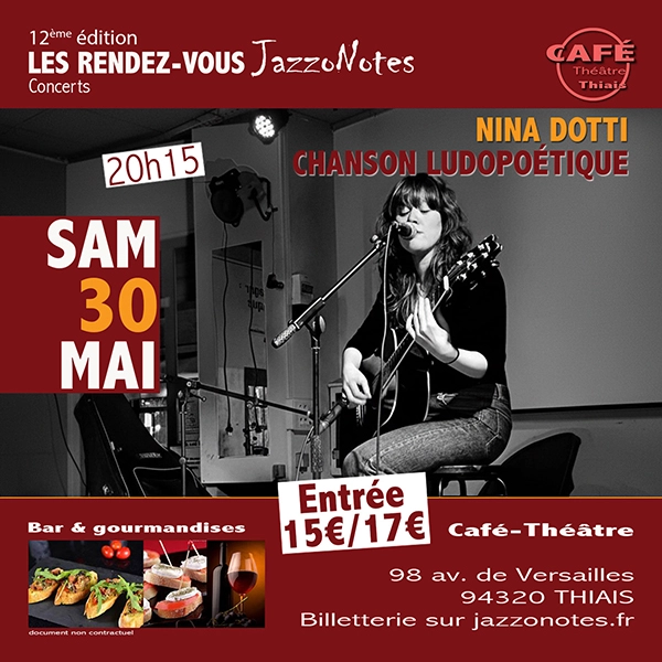 Nina Dotti - Concert du Samedi 30 Mai 2026